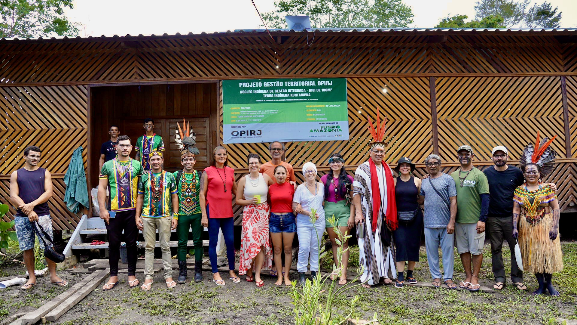 OPIRJ realiza entrega do Núcleo Indígena de Gestão Integrada do povo Kuntanawa